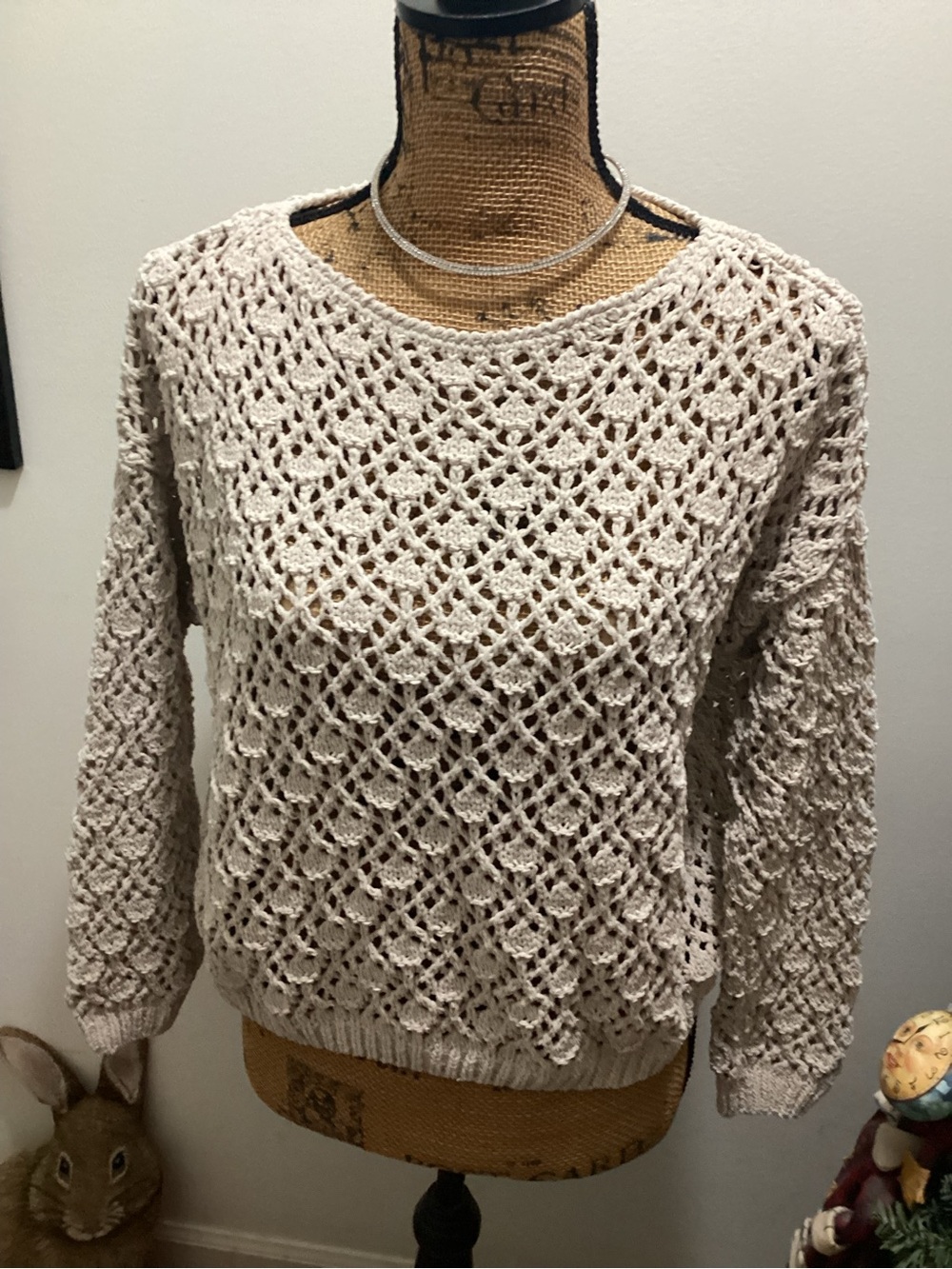 Moon & Madison Crochet Pullover